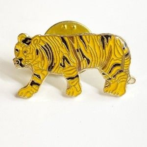 Tiger Animal Pin Charm Pendant Lapel Pin‎ Large Cat hat vest jacket tie p…